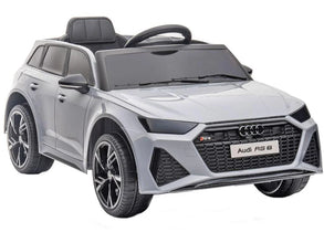 Licensed 12V Audi RS6 Avant Kids Ride on Car In Grey With MP4 (UPGRADED)