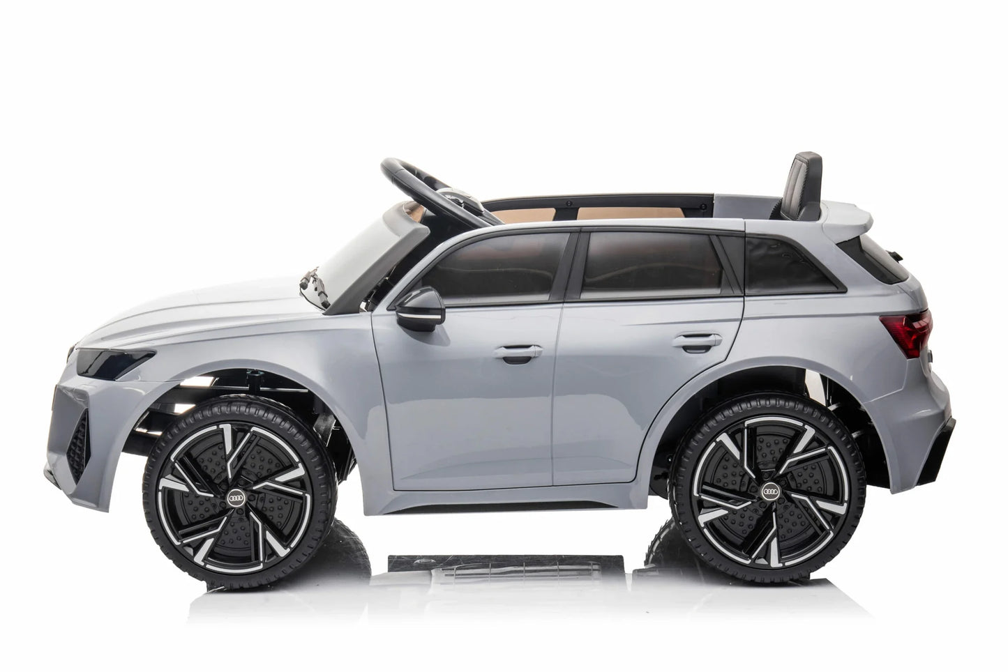 Licensed 12V Audi RS6 Avant Kids Ride on Car In Grey With MP4 (UPGRADED)