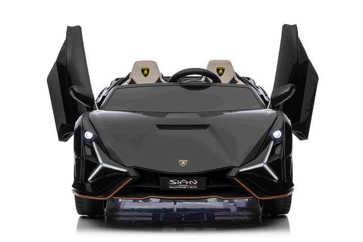 Lamborghini Sian 24V Kids Ride on Car 2 Seater with Remote & Drift Function - Black