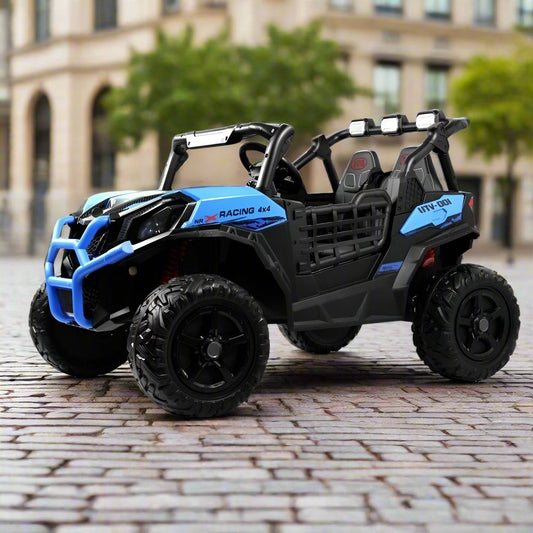 24V 2 Seater Ride on 4WD UTV Buggy With Parental Control (BBH-027) - Blue