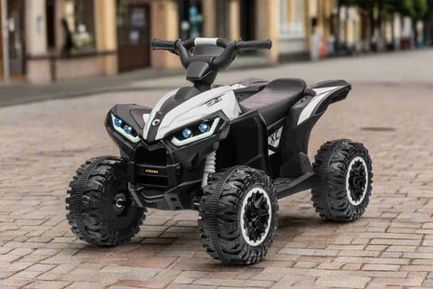 New 12V Kids Electric Ride on Quad ATV Renegade With Remote - White