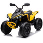 Can-Am Kids 24V Electric Ride On Quad Bike - Yellow