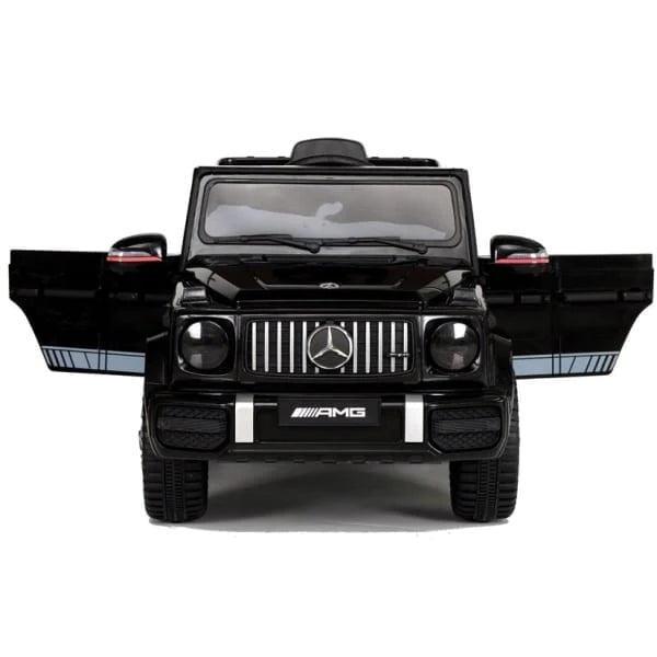 Licensed Mercedes G63 12v Optional High Door Kids Ride On Car Jeep-  Black