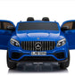 Licensed Mercedes 24V GLC63 AMG 2 Seater Ride On Car With MP4 Screen and parental controller - Blue
