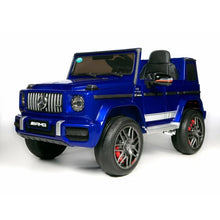 LICENSED MERCEDES G63 G-WAGON AMG LARGE SIZE KIDS RIDE ON CAR -PAINT BLUE