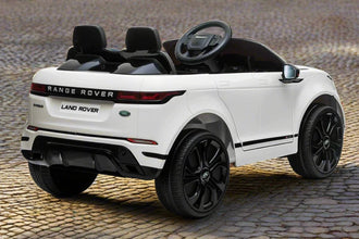 LICENSED RANGE ROVER EVOQUE KIDS 12V RIDE ON CAR WITH MP4 SCREEN  - WHITE