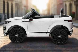 LICENSED RANGE ROVER EVOQUE KIDS 12V RIDE ON CAR WITH MP4 SCREEN  - WHITE