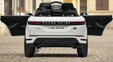 LICENSED RANGE ROVER EVOQUE KIDS 12V RIDE ON CAR WITH MP4 SCREEN  - WHITE