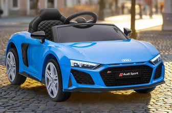 Licensed Audi R8 Sport Latest Facelift New Shape Kids 12V Ride On Car - Blue