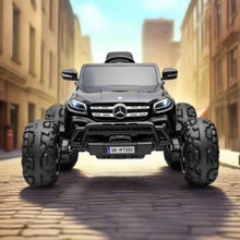 Mercedes X Class Monster Truck 4x4 24v Ride on Car With Parental Comtrol- Black