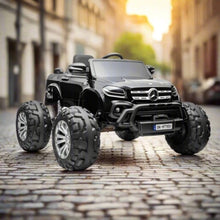 Mercedes X Class Monster Truck 4x4 24v Ride on Car With Parental Comtrol- Black