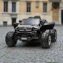 Mercedes X Class Monster Truck 4x4 24v Ride on Car With Parental Comtrol- Black