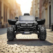 Mercedes X Class Monster Truck 4x4 24v Ride on Car With Parental Comtrol- Black