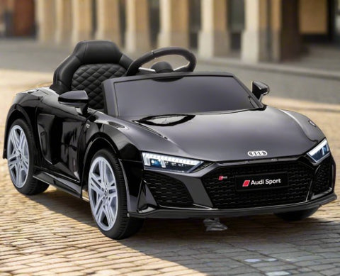 Licensed Audi R8 Sport Facelift New Shape Kids 12V Ride On Car - Black