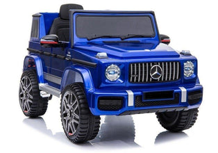 Licensed Mercedes G63  G wagon 12V Optional High Door Kids Ride On Car - Metallic Blue