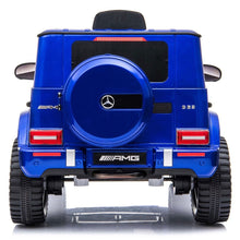 Licensed Mercedes G63  G wagon 12V Optional High Door Kids Ride On Car - Metallic Blue