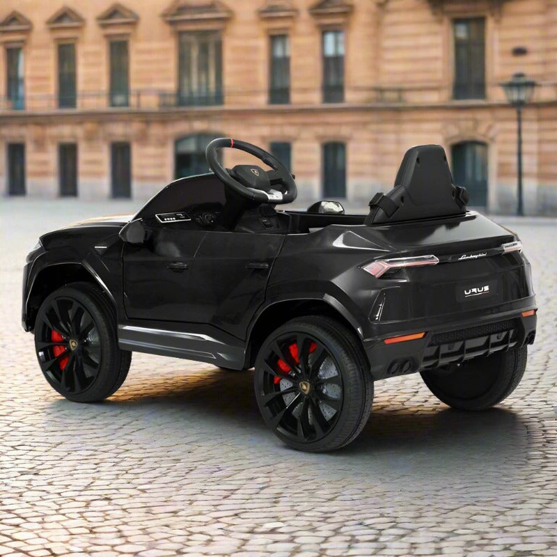 Licensed Lamborghini Urus 12V Kids Ride On Car Upgraded Version - Black