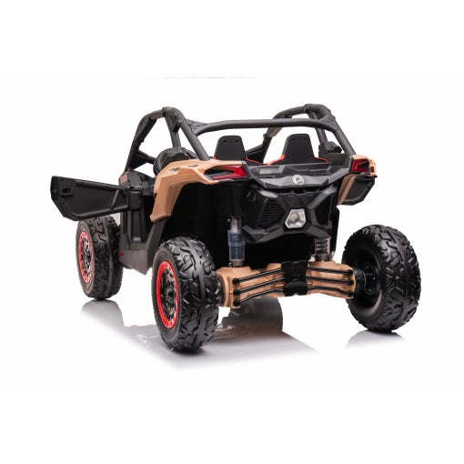 48V Can-Am RS 2 Seater Kids ride on UTV, Licensed RS Version 15-  Khaki