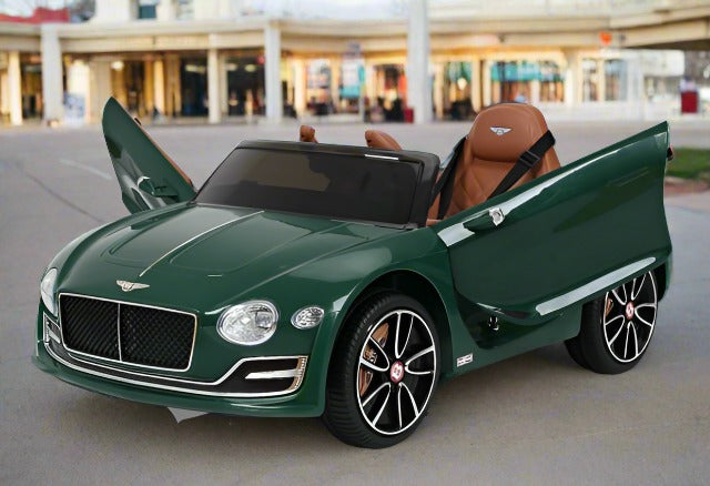 Licensed Bentley EXP12 Kids 12V kids Ride On Car In Green with parental control and self drive