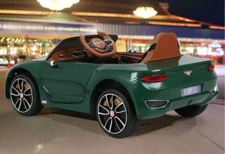 Licensed Bentley EXP12 Kids 12V kids Ride On Car In Green with parental control and self drive