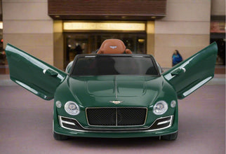 Licensed Bentley EXP12 Kids 12V kids Ride On Car In Green with parental control and self drive