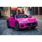 Licensed Maserati Gran Cabrio 12V Kids Ride on Car with parental controller and self drive  - Pink