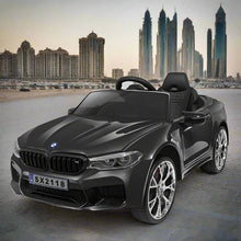 Licensed BMW M5 Kids 12V Ride On Electric Car with a parental controller and self drive - Black