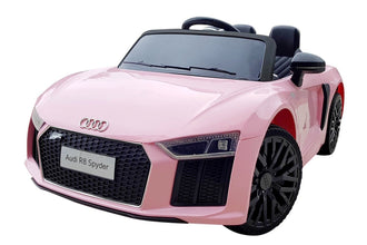 Children’s Licensed Audi R8 12V Electric Ride On Car with parental control and self drive - Pink