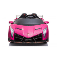 Licensed Lamborghini Veneno 2 Seater Kids 24V Ride On Car In Pink