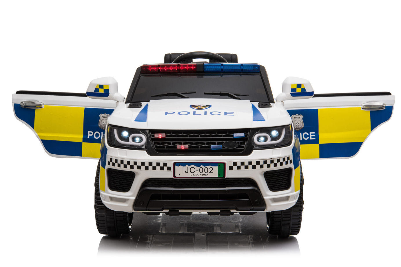 Kids Electric 12V Ride On SUV Off Road Police Car Kiddies Motors