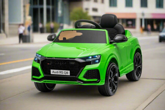 Licensed Audi RSQ8 Kids 12V  Electric Ride On Car - Green