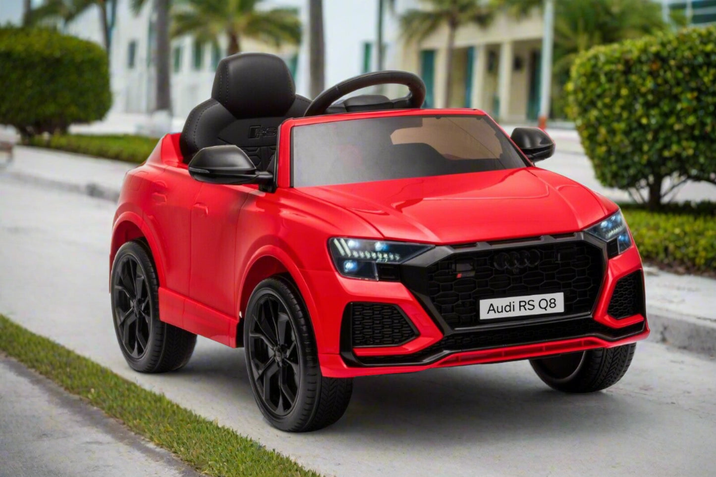 Licensed Audi RSQ8 Kids 12V Electric Ride On Car with parental control - Red